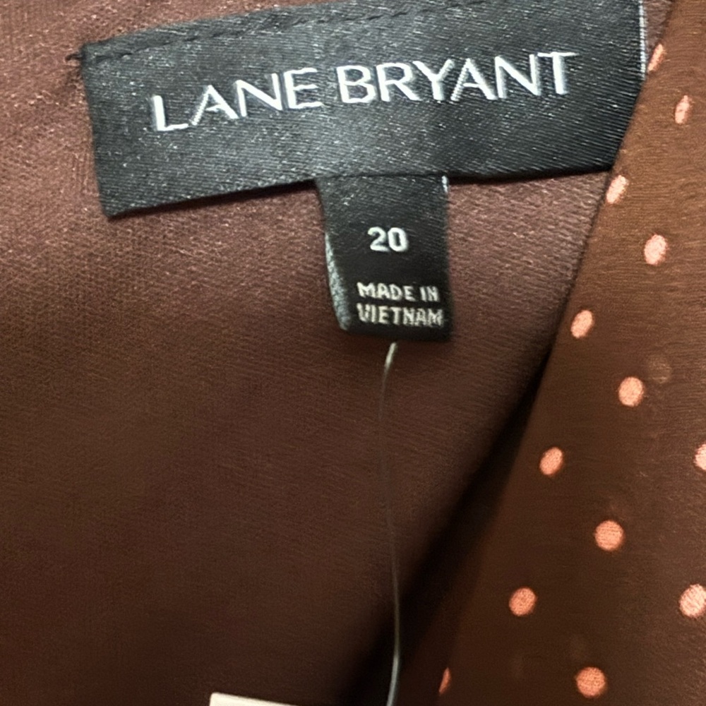 Lane Bryant Brown Asymmetrical Sheath Dress - Picture 3 of 4